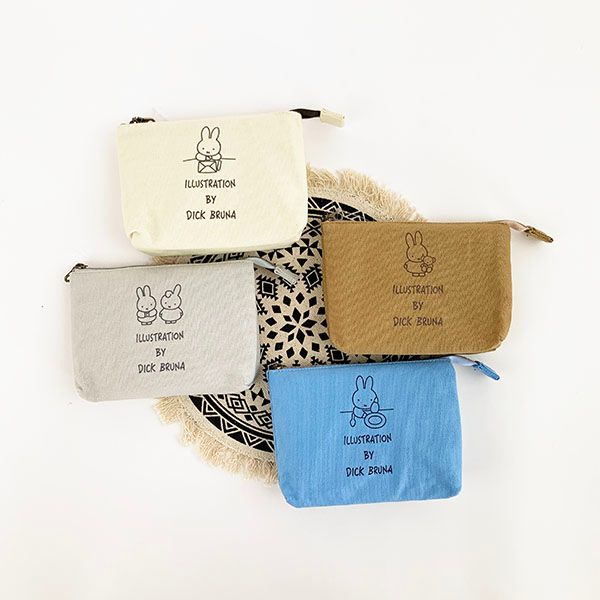 dショッピング |ミッフィー miffy 3ポケットポーチ メイクポーチ 小物