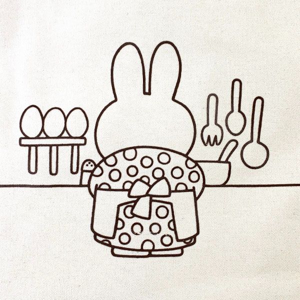 ミッフィー ｍiffy アリスおばさん 後ろ姿 トートバッグ    新学期