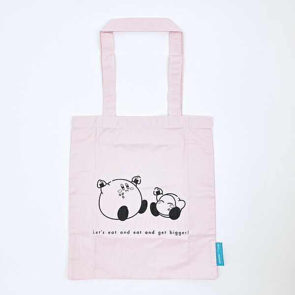 星のカービィ playwith ワドルディ いただきまーす！（まんぷく） トートバッグ （ピンク）