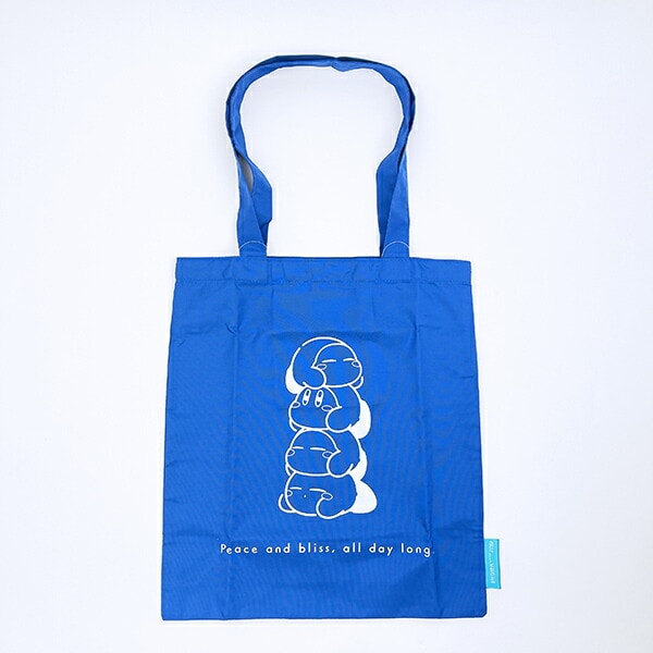 星のカービィ playwith ワドルディ あきれるほど・・・ トートバッグ (ブルー)