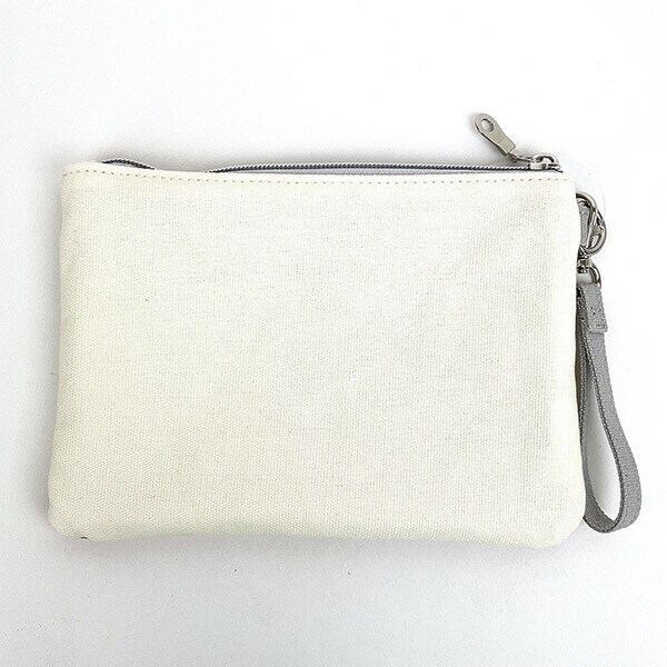 サンリオ シナモン アイシナモロール フラットポーチ  アイボリー 小物入れ 化粧品入れ