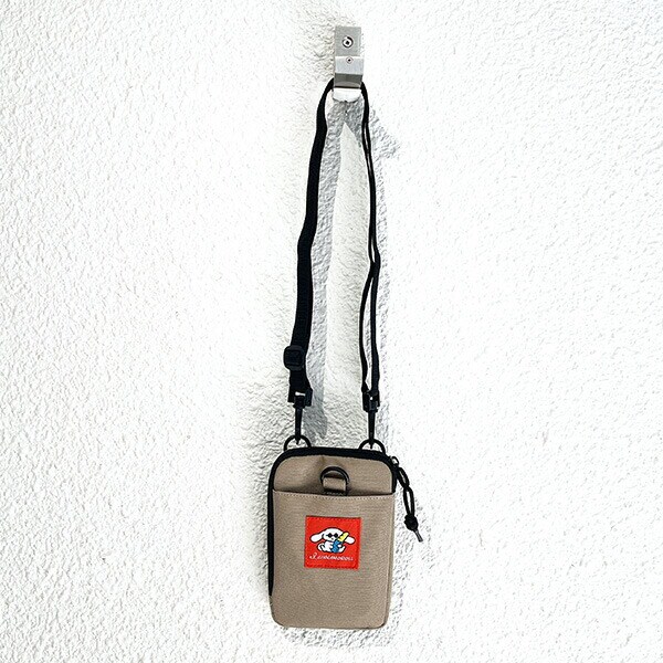 サンリオ シナモン アイシナモロール マルチショルダーポーチ ベージュ 小物入れ 化粧品入れ ガジェット バッグ