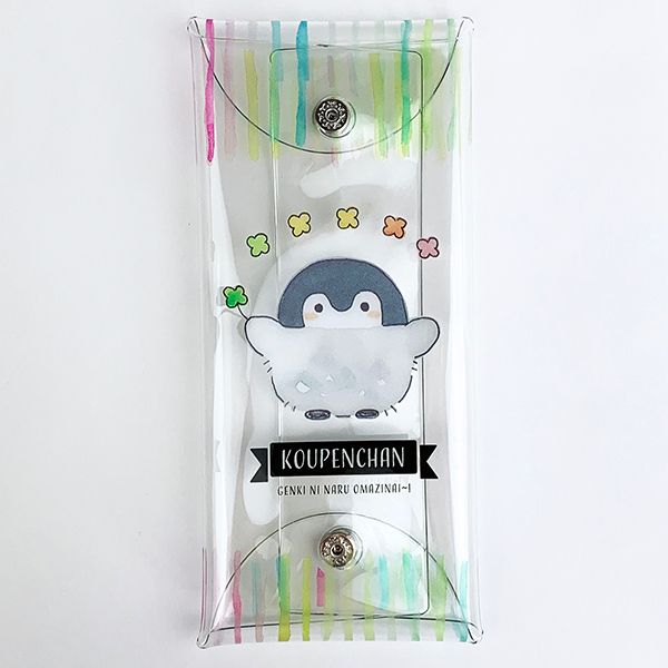 コウペンちゃん クリアマルチケース おまじない マルチケース 筆箱 ポーチ グッズ  (mcor)(mcd)