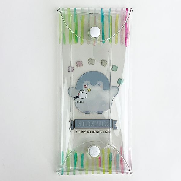 コウペンちゃん クリアマルチケース おまじない マルチケース 筆箱 ポーチ グッズ  (mcor)(mcd)