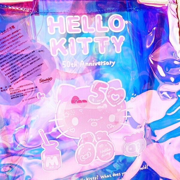 サンリオ ハローキティ 50th オーロラミニトートバッグ (ピンク) Sanrio