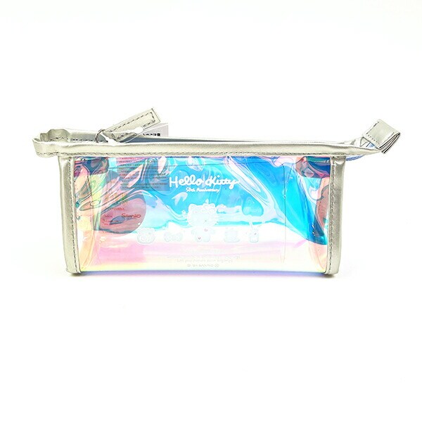 サンリオ ハローキティ 50th オーロラペンポーチ 文具 (ブルー) Sanrio