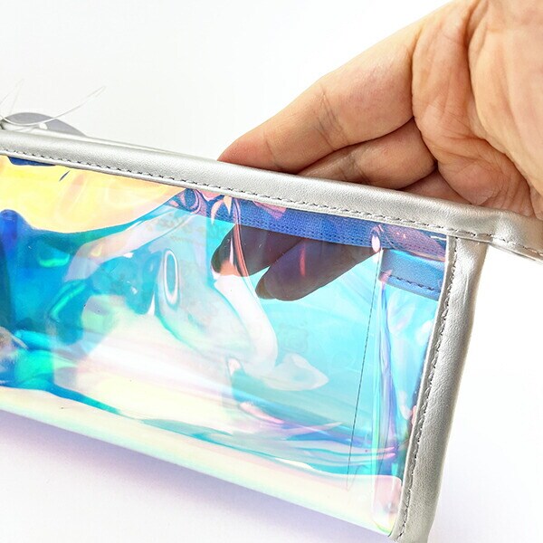 サンリオ ハローキティ 50th オーロラペンポーチ 文具 (ブルー) Sanrio