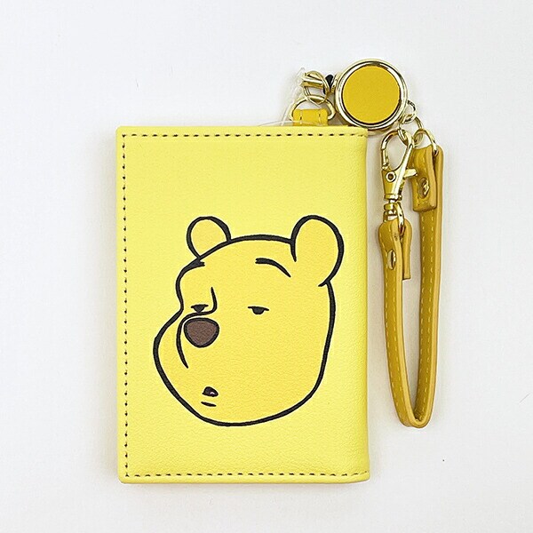 ディズニー クマのプーさん 2つ折りパスケース ファニーフェイスフレンズ 定期入れ Disney