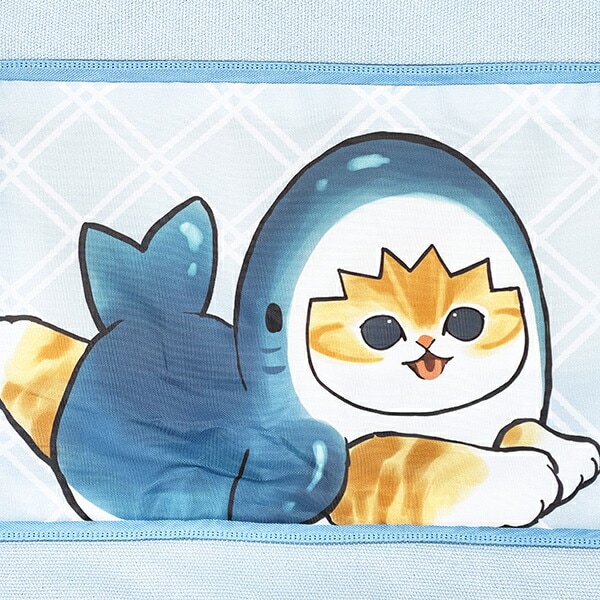 モフサンド のびるトートバッグ(L) ブルー