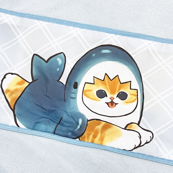 モフサンド のびるトートバッグ(L) ブルー