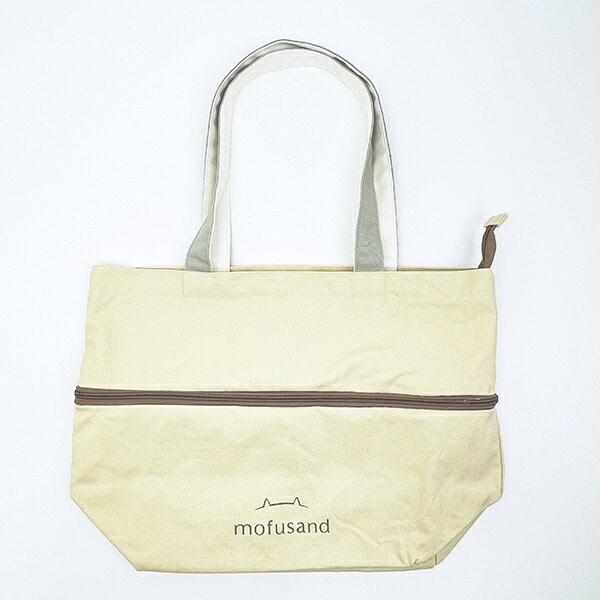 モフサンド のびるトートバッグ(L) ベージュ