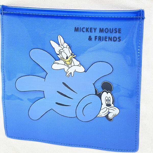 ディズニー ミッキー&デイジー トートバッグ ブルー CATCH ME シリーズ Disney