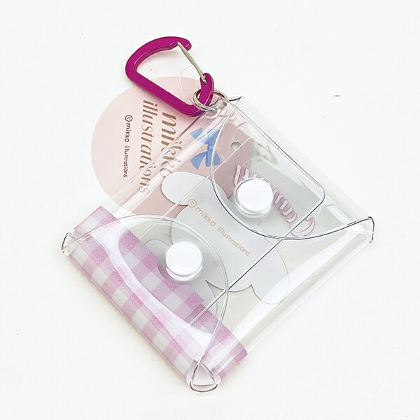 mikko llustrations ミッコ キャミー クリアマルチケース(SS)