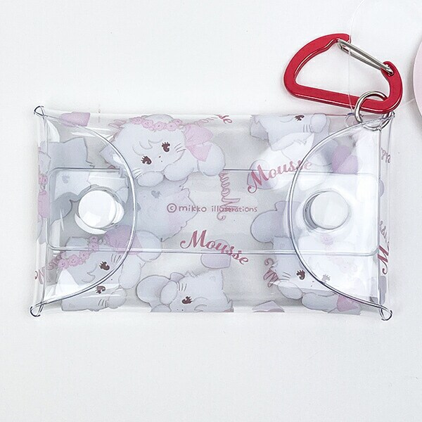 mikko illustrations ミッコ ムース クリアマルチケースS ポーチ