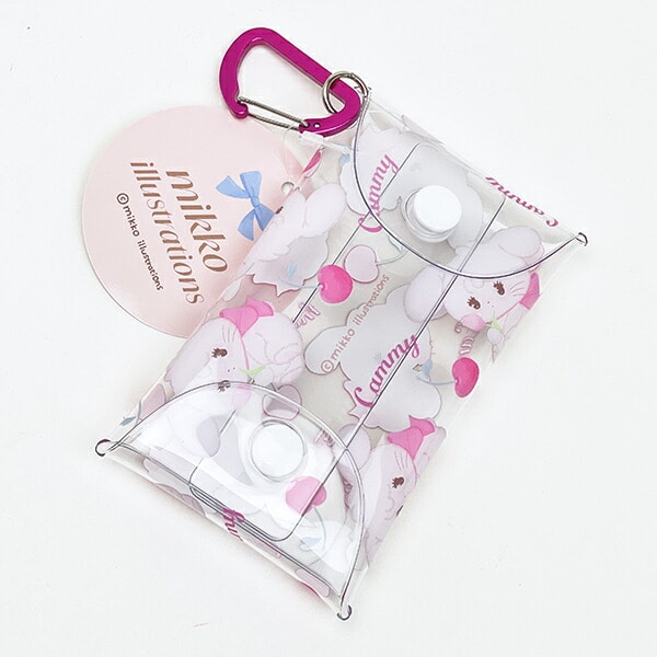 mikko llustrations ミッコ キャミー クリアマルチケース(S)