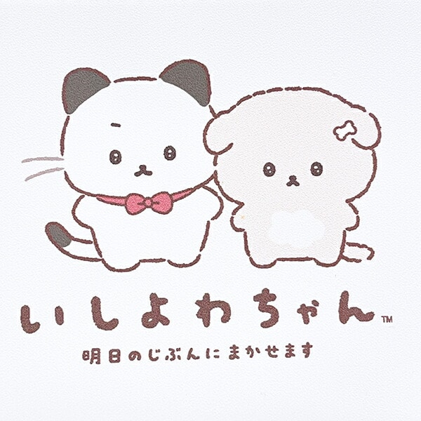 いしよわちゃん シェル型ポーチ フェイス ちらし ピンク