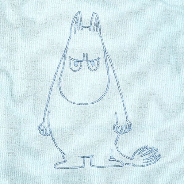 ムーミン 刺繍ミニトート バッグ ブルー MOOMIN