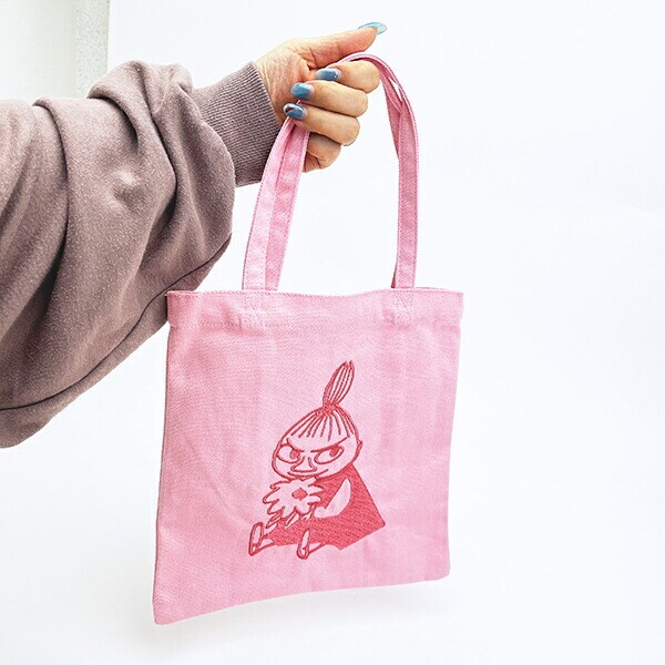 ムーミン リトルミイ 刺繍ミニトート バッグ ピンク MOOMIN