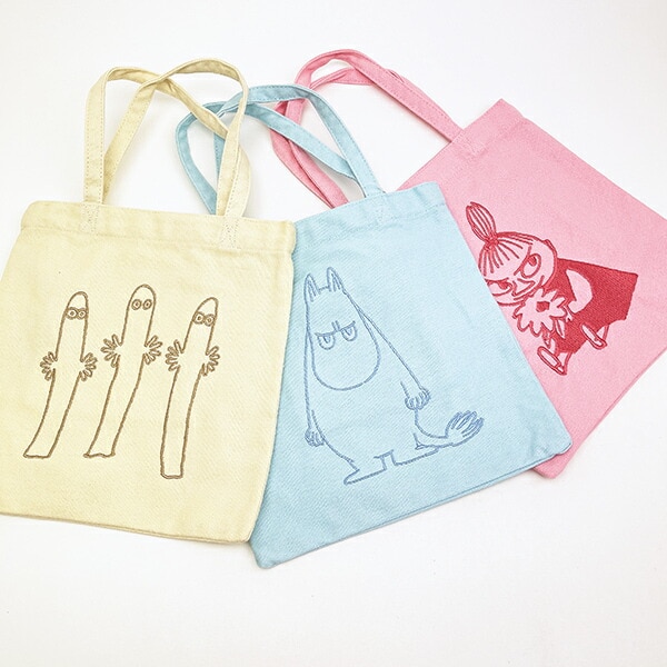 ムーミン リトルミイ 刺繍ミニトート バッグ ピンク MOOMIN