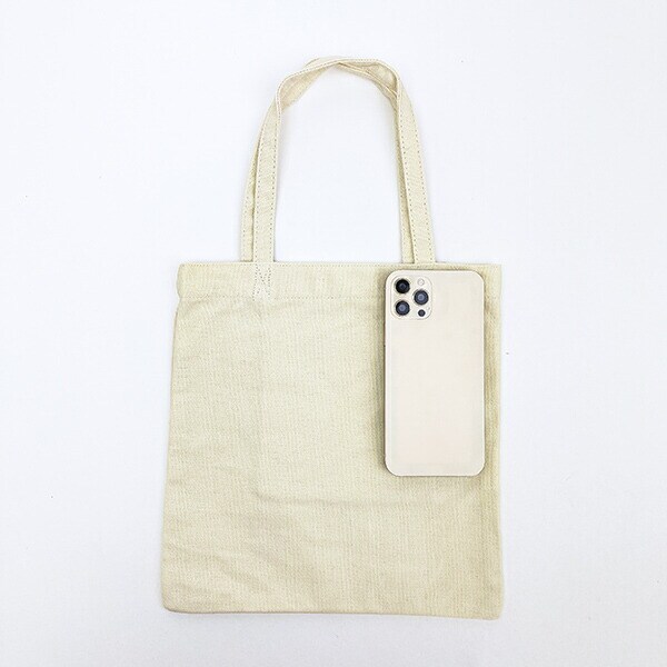 ムーミン ニョロニョロ 刺繍ミニトート バッグ ベージュ MOOMIN