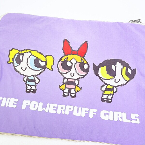 パワーパフガールズ ピクセルアート 衣類収納ポーチ パワパフ