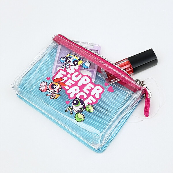 パワーパフガールズ 3ポケットミニポーチ チアーアップ パワパフ