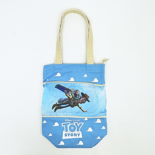 ディズニー トイストーリー ウッディ＆バズ 伸びるトートバッグ(小) Disney