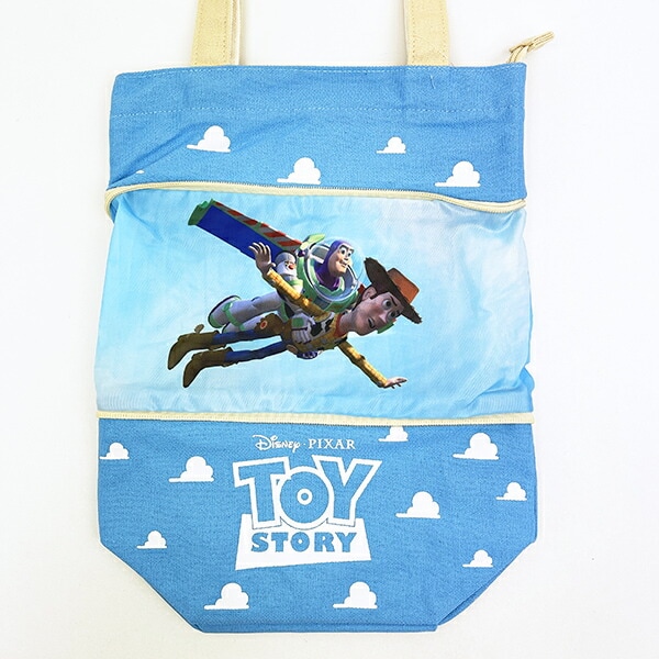 ディズニー トイストーリー ウッディ＆バズ 伸びるトートバッグ(小) Disney