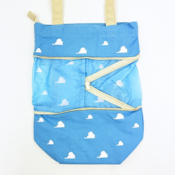 ディズニー トイストーリー ウッディ＆バズ 伸びるトートバッグ(小) Disney