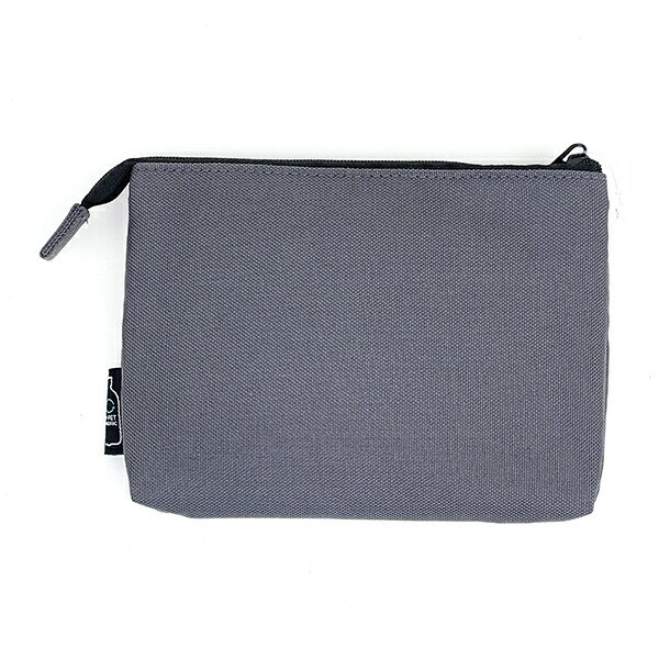 リラックマ 3ポケットポーチ3 RE-PET チャコールグレイ Drawing ポーチ 小物入れ 化粧品入れ