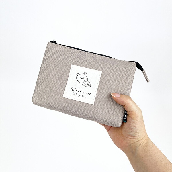 リラックマ RE-PETBEDRAWING 3ポケットポーチ うとうと