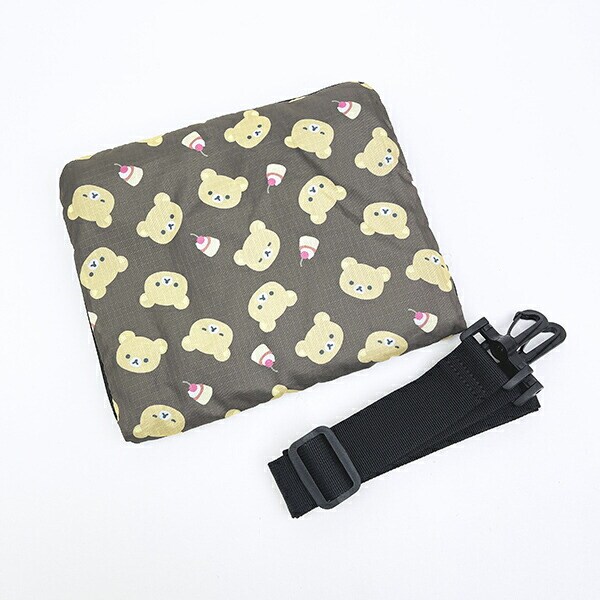 リラックマ パッカブルボストン リラックマフェイス バッグ ベーシックリラックマシリーズ