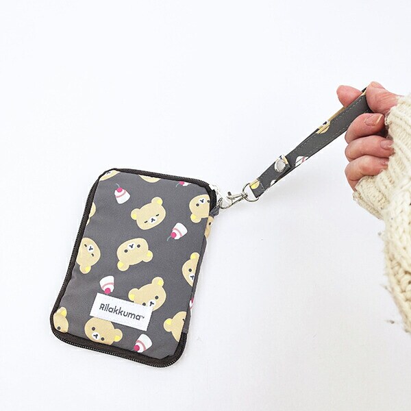 リラックマ ベーシック フェイス パスポートポーチ