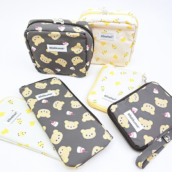 リラックマ ベーシック フェイス パスポートポーチ