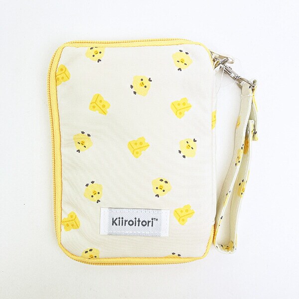 リラックマ ベーシック キイロイトリ フェイス パスポートポーチ