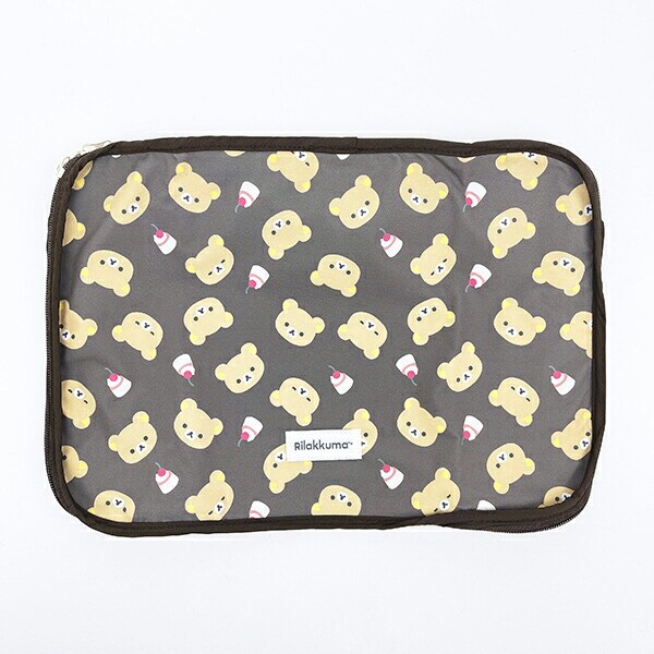 リラックマ 収納メッシュポーチ リラックマフェイス ベーシックリラックマシリーズ