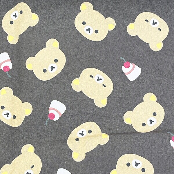 リラックマ 収納メッシュポーチ リラックマフェイス ベーシックリラックマシリーズ