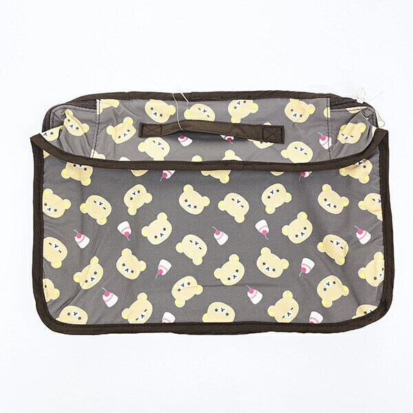 リラックマ 収納メッシュポーチ リラックマフェイス ベーシックリラックマシリーズ