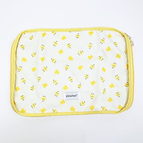 リラックマ 収納メッシュポーチ キイロイトリフェイス ベーシックリラックマシリーズ