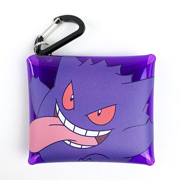 ポケットモンスター ゲンガー クリアマルチケースss ゲンガー ポケモン マルチケース ケース ポーチ コインケース 紫 ss  (mcor)