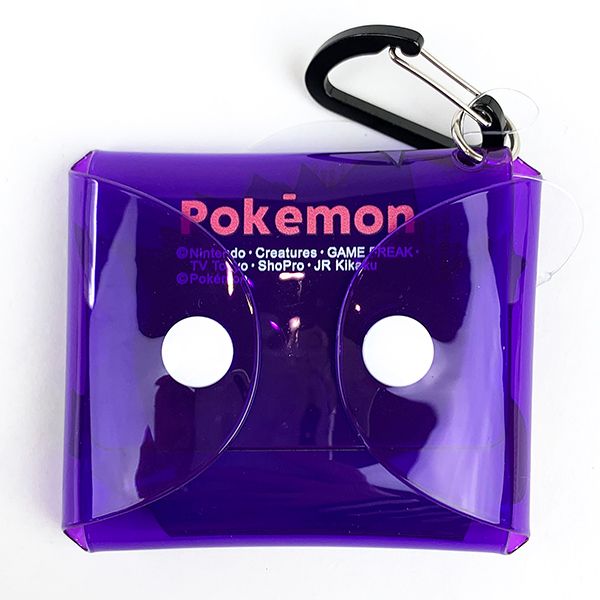 ポケットモンスター ゲンガー クリアマルチケースss ゲンガー ポケモン マルチケース ケース ポーチ コインケース 紫 ss  (mcor)