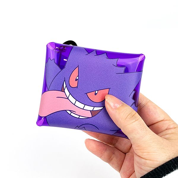 ポケットモンスター ゲンガー クリアマルチケースss ゲンガー ポケモン マルチケース ケース ポーチ コインケース 紫 ss  (mcor)