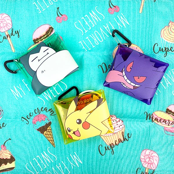 ポケットモンスター ゲンガー クリアマルチケースss ゲンガー ポケモン マルチケース ケース ポーチ コインケース 紫 ss  (mcor)