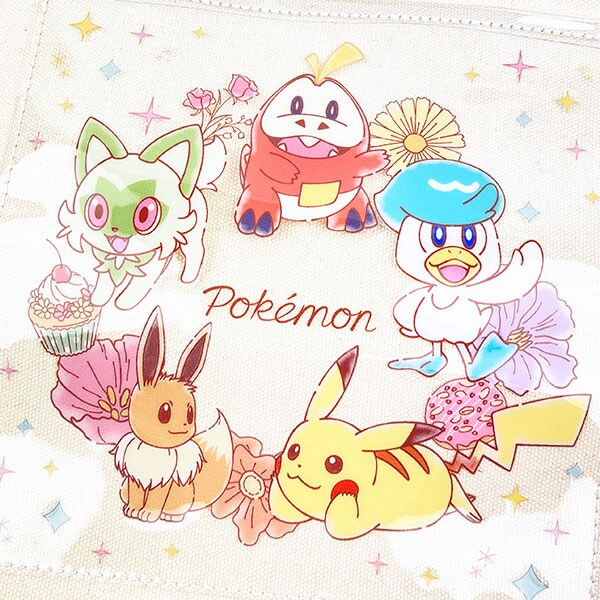 ポケットモンスター トートバッグ フラワー ポケモン かばん