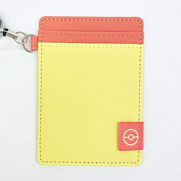ポケットモンスター ピカチュウ カラーロゴ リール付きパスケース イエロー ポケモン