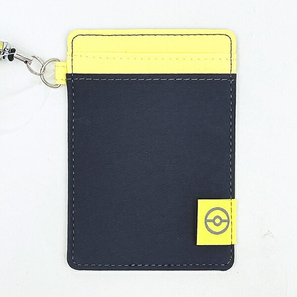 ポケットモンスター ブラッキー カラーロゴ リール付きパスケース ブラック ポケモン