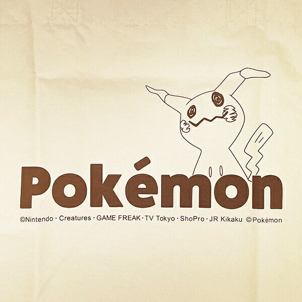 ポケットモンスター ミミッキュ トートバッグ カラーロゴ ポケモン
