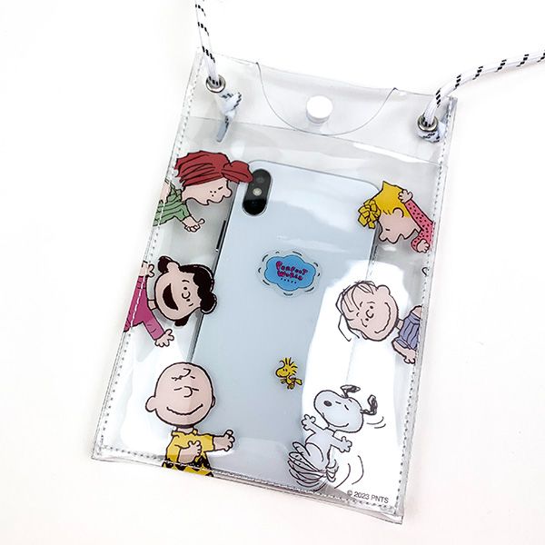 スヌーピ PVCショルダーポーチ ウォーク  ポーチ