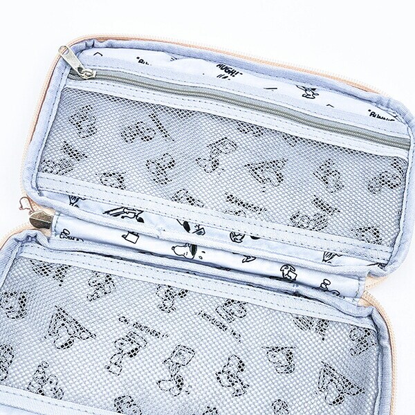 スヌーピー パスポートケース ベージュ トラベル SNOOPY