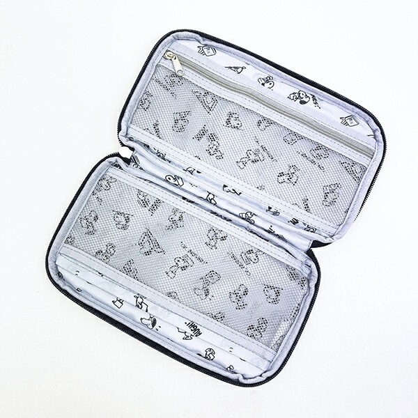 スヌーピー パスポートケース グレー トラベル SNOOPY